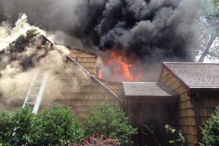 Two Firefighters Injured Battling Briarcliff Blaze