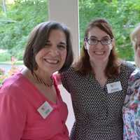 <p>Left to right: Friends of Karen staffers Judy Factor, Kristi Hennessey and Diana York.</p>