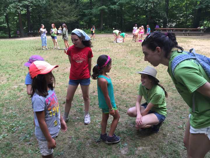 Campers enjoy a temperate summer day at Camp Aspetuck on Wednesday. 