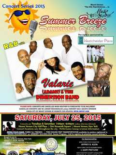 Valarie Adams And The Dimension Band Playing In Mount Vernon 