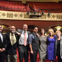 <p>The panelists with CNN Anchor Alisyn Camerota, second from right.</p>