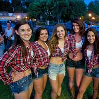 <p>From L: Amanda D&#x27;Addona, Cristina Fonte, Elyse Hames, Karissa Spinola, Kaitlyn Horyt, Taylor Forelli and Nicole D&#x27;Addona - all from local high schools and all from the Darcy Academy of Dance in Mahopac - performed with Jessica Lynn.</p>