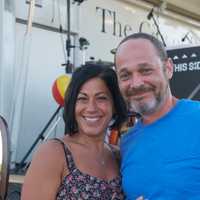 <p>Super fans Lauren Argo and Joe Priscsak at Wednesday&#x27;s show. </p>