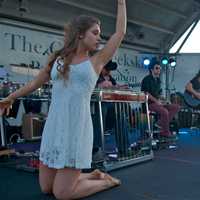 <p>A dancer performs on stage with Jessica Lynn&#x27;s song &quot;Pretty.&quot;</p>