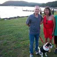 <p>From L: Brian Van Deputte, Executive Director for Hearts for Heroes, with Laura Torres and Mohammad Shahab, of Hearts for Heroes.</p>