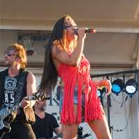 <p>Jessica Lynn wows the crowd with a two-hour free performance Wednesday night in Peekskill.</p>