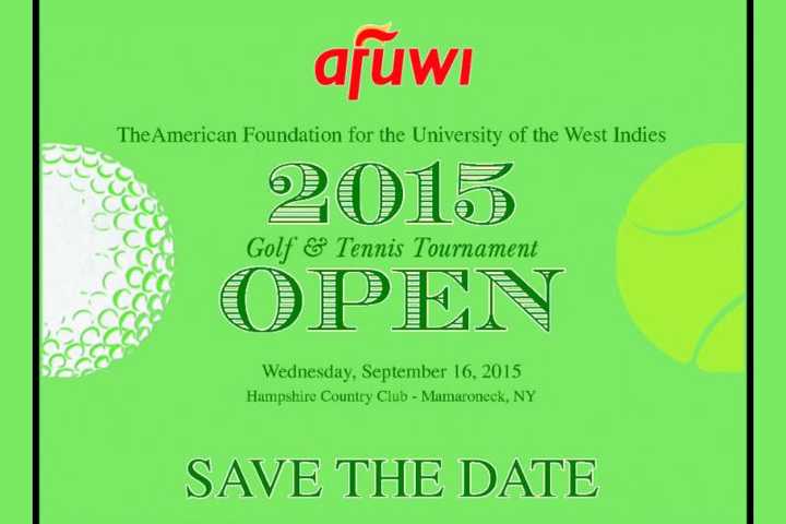 Golf, Tennis Open In Mamaroneck Raises Funds For U Of West Indies