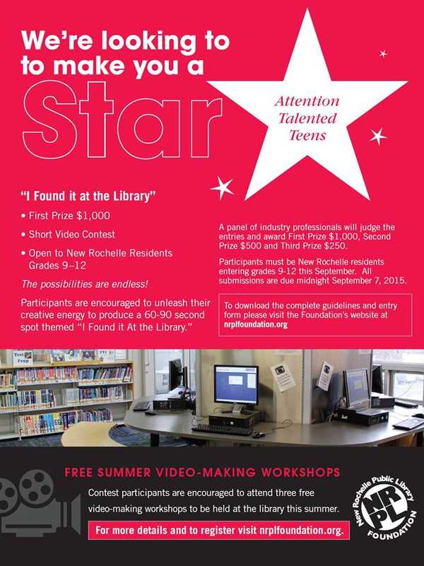Video Contest At New Rochelle Public Library