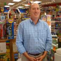 <p>Chris Kilbane of the New Canaan Toy Store will be open on Saturday and hopes people will come out, though he&#x27;s expecting more shoppers after Thanksgiving weekend. </p>