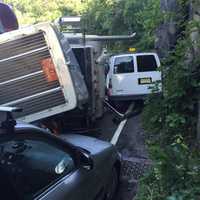 <p>Roads are closed between Route 9 and  Bear Mountain Bridge. </p>