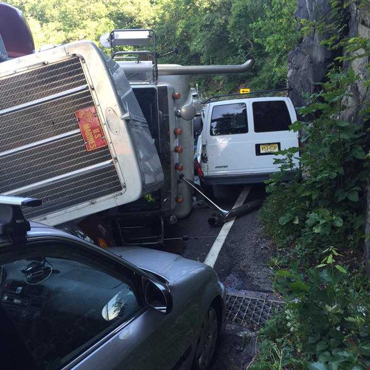 Roads are closed between Route 9 and  Bear Mountain Bridge. 