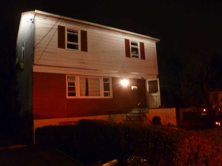 A Yonkers firefighter was taken to the hospital after suffering throat burns while battling a blaze at this 108 Alta Ave., home. 