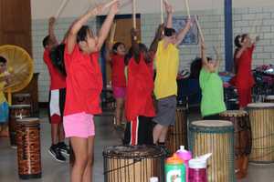 Children Learn West African Drumming, Dancing at Ossining Camp