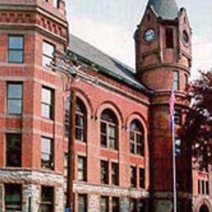 The courthouse on Golden Hill Street in Bridgeport 