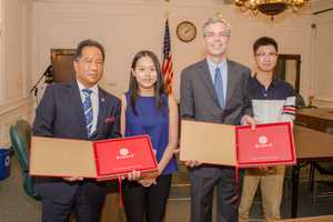 Chinese Students Begin Their American Journeys In White Plains