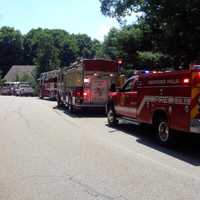 <p>Firetrucks from Mount Kisco and Bedford Hills are stationed in Riverwoods.</p>