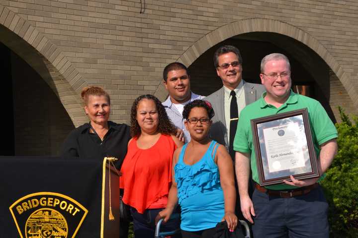 Karla Hernandez Turns Bridgeport Police Officer For A Day With Make-A-Wish