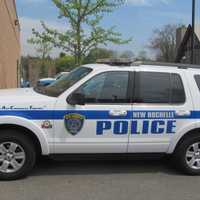 <p>The suspects drammed a New Rochelle police vehicle.</p>