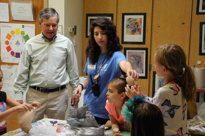 Rye YMCA Camp Gets Visit From Assemblyman Steve Otis
