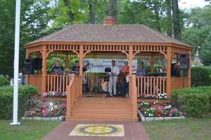 Bookends Band Plays At Pelham Gazebo 