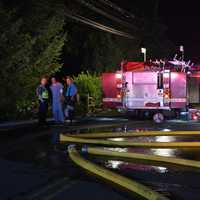 <p>Whippoorwill Road East in Armonk was closed off due to a house fire.</p>