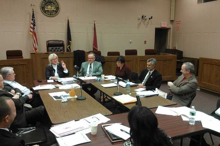 Cortlandt Town officials approved the 2013 budget unanimously, after a public hearing where no members of the public attended.