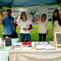 <p>Spreading the TaSH word with a community table.</p>