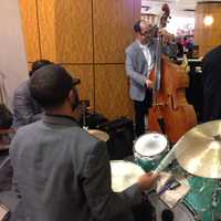 <p>The Cliff Lee Plus Three band plays at the Harlem Fine Arts Show Thursday.</p>