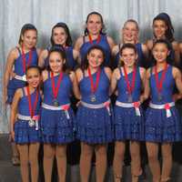 <p>Girls on the Shimmers also won a silver medal.</p>