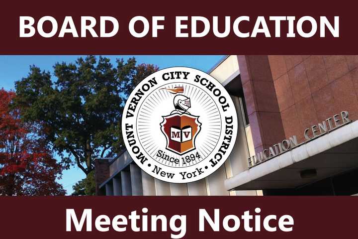 Mount Vernon Board Of Education Schedules Meeting