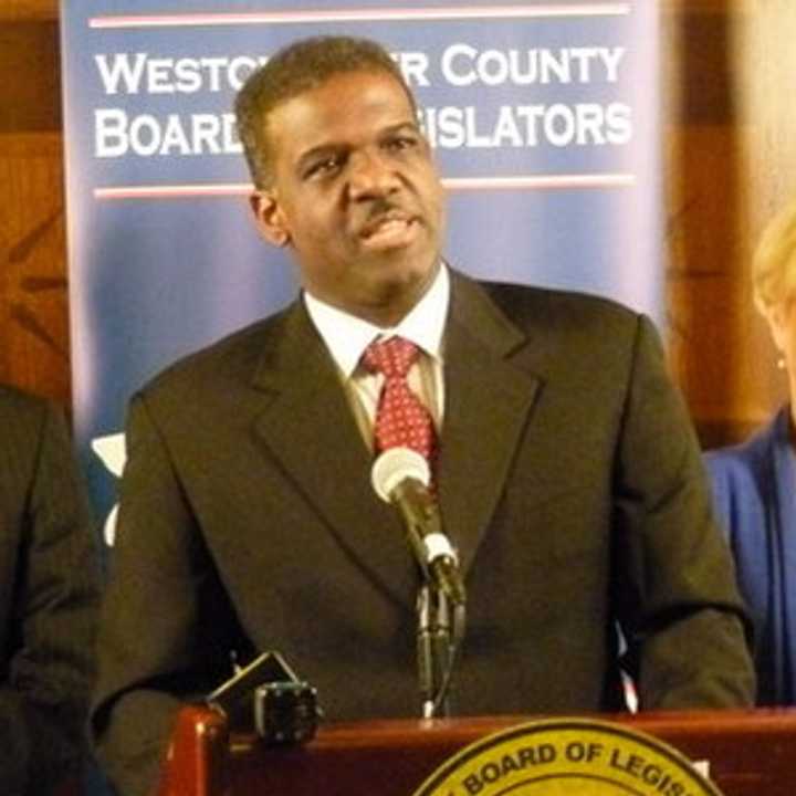 Kenneth Jenkins, chairman of the Westchester County Board of Legislators, reacted Friday to the school shooting in Newtown, Conn.