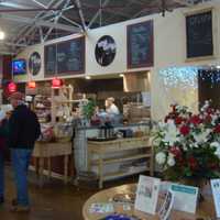 <p>The food vendors at the SoNo Marketplace offer seafood, pizza, baked goods and more.</p>