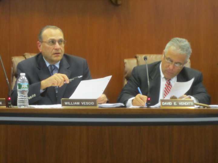 Village of Briarcliff Manor Mayor William Vescio, left, will seek re-election. 