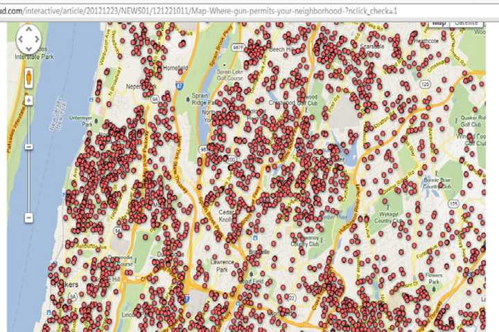 The publication of a map of pistol permit holders has led to threats against Journal News staff members.