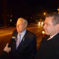 <p>Leonard Spano, left, and Yonkers Mayor Mike Spano reflect on former Westchester County Executive Andrew O&#x27;Rourke who died last week.</p>