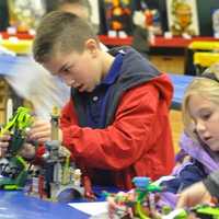 <p>Kids put together their own Lego models at a Block Party event at Fairfield Ludlowe High School in November.</p>