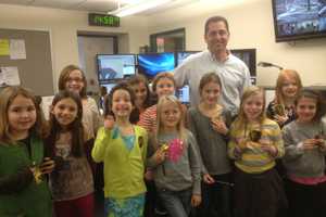 Ox Ridge Brownies Tour New Darien Police Station