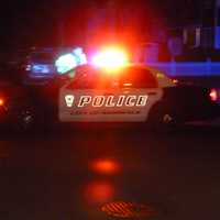 <p>Norwalk police cruisers block Blackstone Drive on Tuesday night where Officer Kenneth Cerulli fatally shot himself.</p>