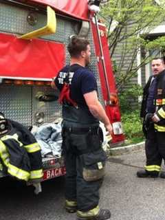 Firefighters Battle Fire At House In Irvington