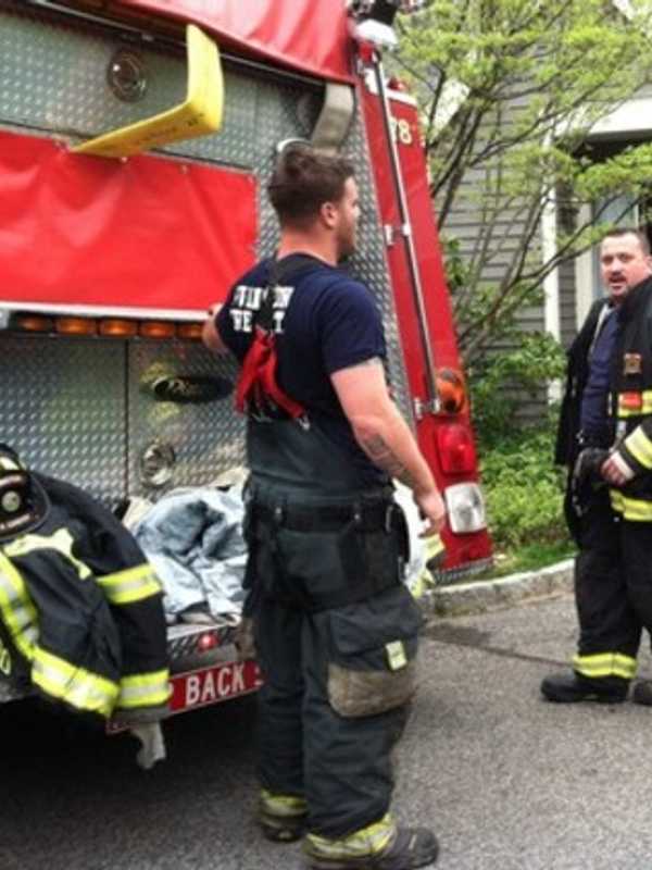 Firefighters Battle Fire At House In Irvington