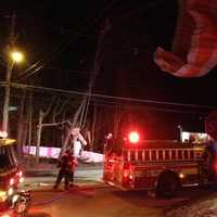 <p>Three people survived a small plane crash on South Street Tuesday night. A parachute helped break the fall.</p>