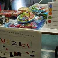 <p>Most of the toys for sale at the Play it Forward Tag sale are marked at 50 cents to $5, but some items such as video games are priced higher.</p>