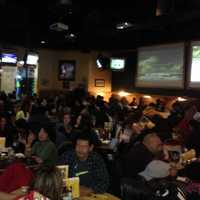 <p>Fans gathered at the Buffalo Wild Wings in New Rochelle to watch Super Bowl XLVII.</p>