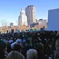 <p>5,500 people attended Thursday&#x27;s March For Change in Hartford.</p>