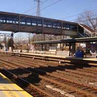 <p>The Noroton Heights train station where 55-year-old Darien resident Kevin Murphy was struck by a Metro-North train and killed on March 4, 2013.</p>