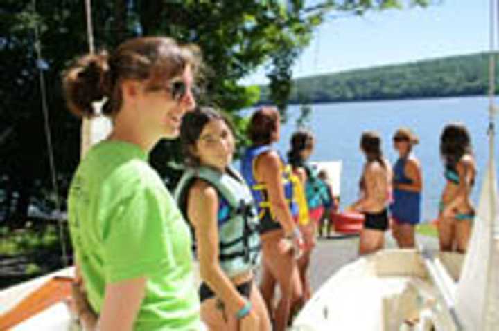 The programs at Camp Candlewood emphasize the water. The New Fairfield camp is open to all school-age girls, scouts and non-scouts alike.