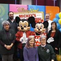 <p>Even the Boys &amp; Girls Club of Northern Westchester staff take a picture with Mickey and Minnie Mouse.</p>