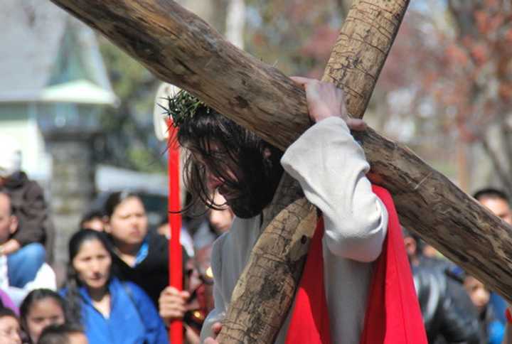 The Church of the Assumption will re-enact the Stations of the Cross Friday at 1 p.m. in Peekskill&#x27;s Depew Park.