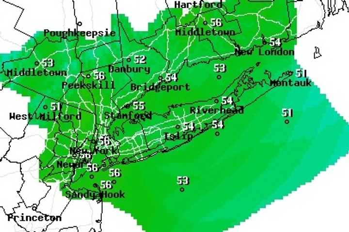 Sunny skies and slight winds will kick off the weekend, but a pair of fronts will bring rain and colder temperatures to the area on Sunday, according to the National Weather Service.