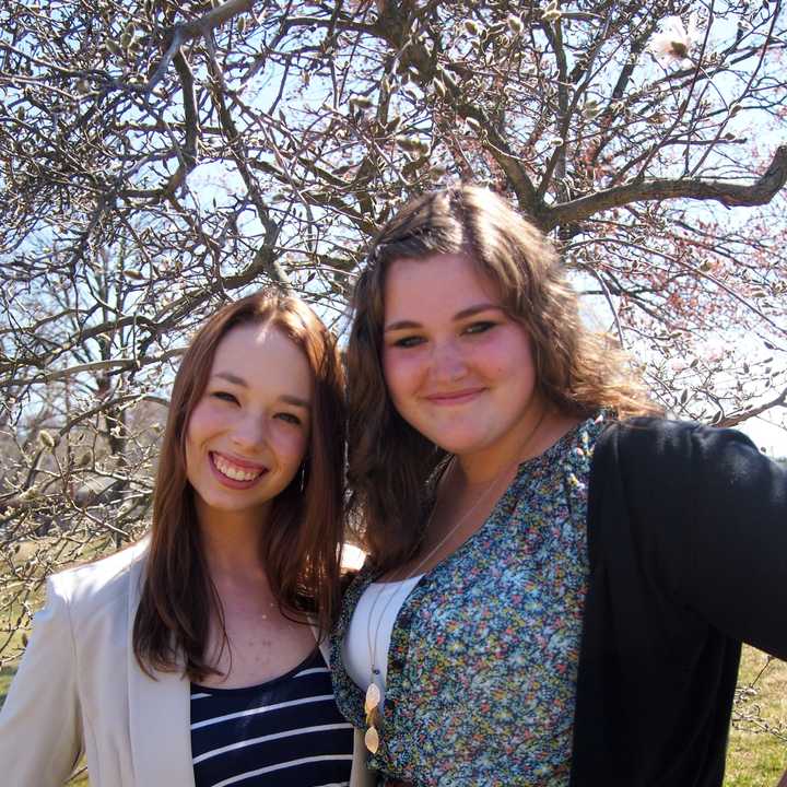 Pamela Brigleb (left) and Jessica Fleischman are finalists in the Young Naturalists Competition sponsored by the Museum of Natural History.